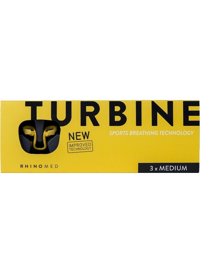 Rhinomed Turbine Nasal Dilator for Athletic Breathing, Size Medium | Improves Airflow during exercise | Flexible and Lightweight - Image 2
